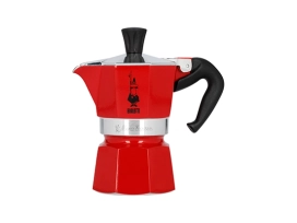 מקינטה 3 כוסות צבע אדום BIALETTI MOKA EXPRESS