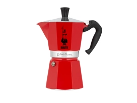 מקינטה 6 כוסות צבע אדום  BIALETTI MOKA EXPRESS