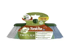 מטאטא פנימי אקולוגי טריפלקס+מקל  TK6701
