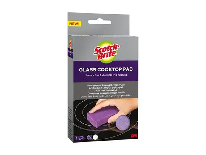 כרית ניקוי לכיריים מזכוכית