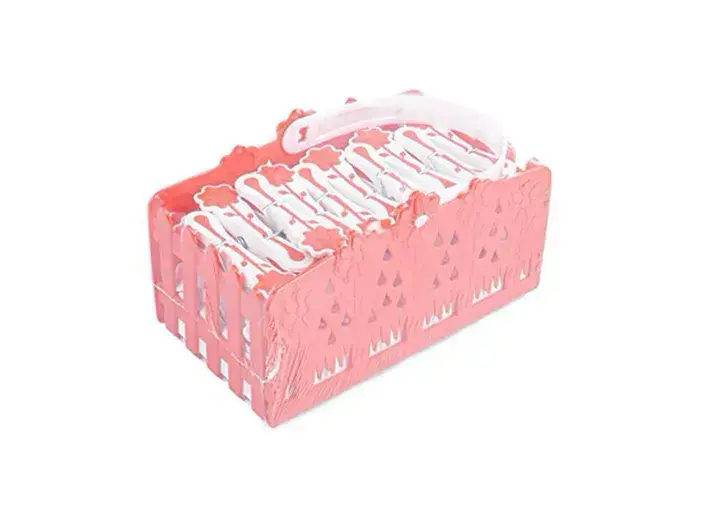 סלסלה + אטבים 20 יח FLORA