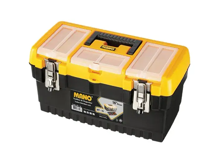 ארגז כלים MANO פלסטיק MT-19 סגר מתכת