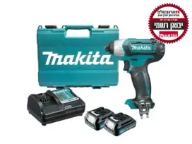 מברגה אימפקט נטענת 2 סוללות TD110DWYE 12V 1.5Ah מקיטה MAKITA