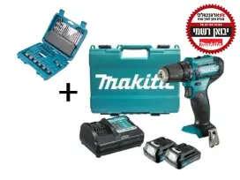 מברגה נטענת 2 סוללות DF333DWYE 12V 1.5AH מקיטה MAKITA