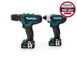 סט מברגה / מקדחה + אמפקט CLX224SX 12V מקיטה MAKITA