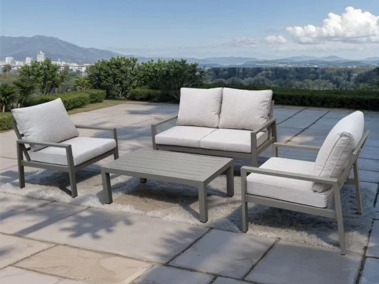 אלין - מערכת ישיבה שמפניה דו אלומיניום GARDA