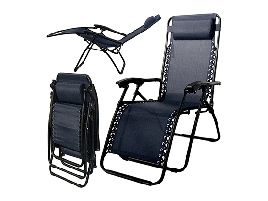 כסא נוח נפתח 5 מצבים אפור GARDA