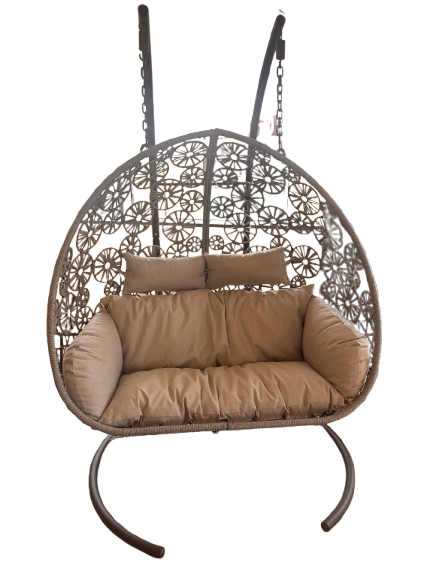 לוון - ערסל זוגי אפור בהיר GARDA