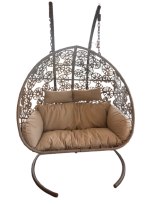 לוון - ערסל זוגי אפור בהיר GARDA