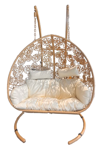 לוון - ערסל זוגי חום בהיר GARDA