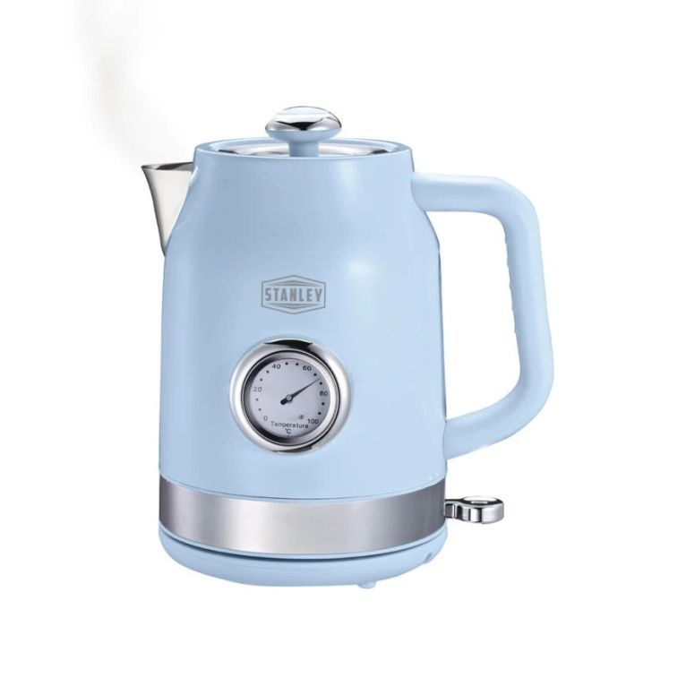 קומקום חשמלי 1.7  Baby blue ליטר STANLEY פרימיום