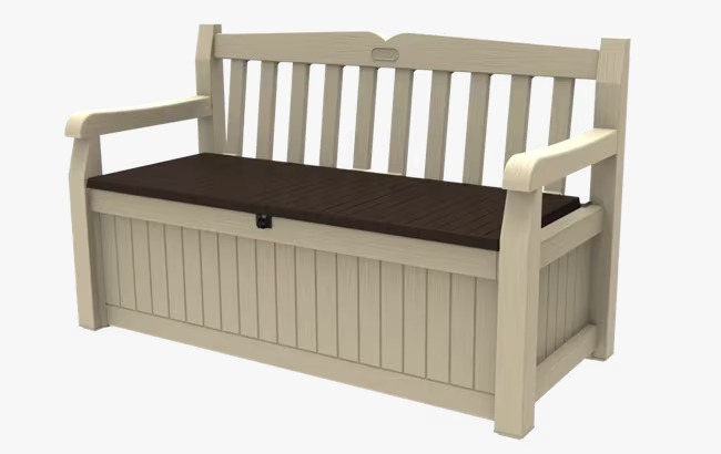 ספסל אחסון 265 עדן חום אגוז 580