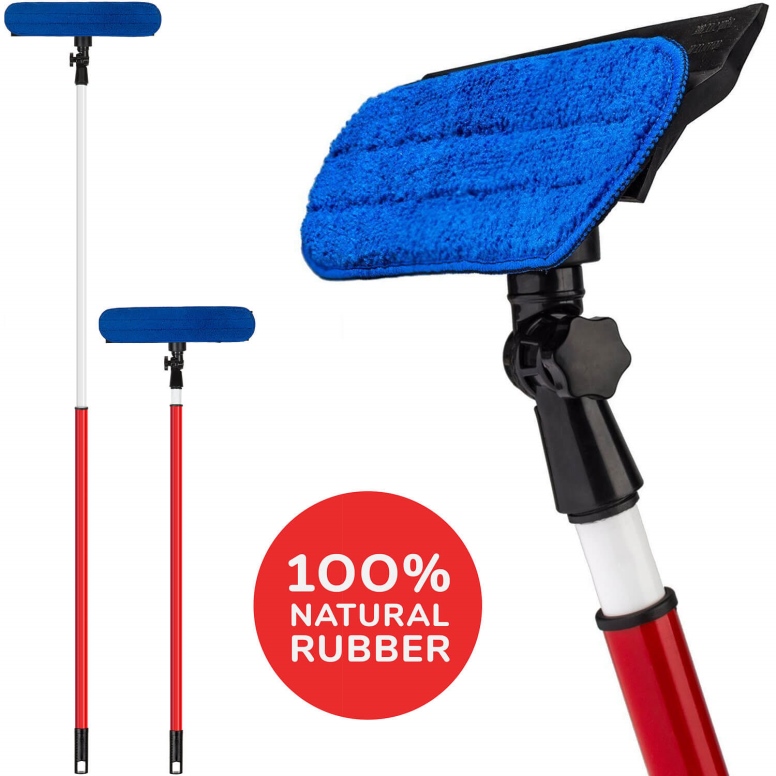 רב מגב לחלונות + מקל טלסקופי טירולר TYROLER