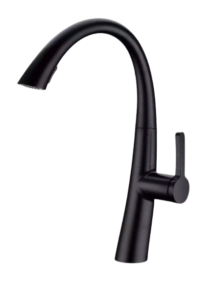 ברז נשלף WAVE שחור AQUILA PREMIUM