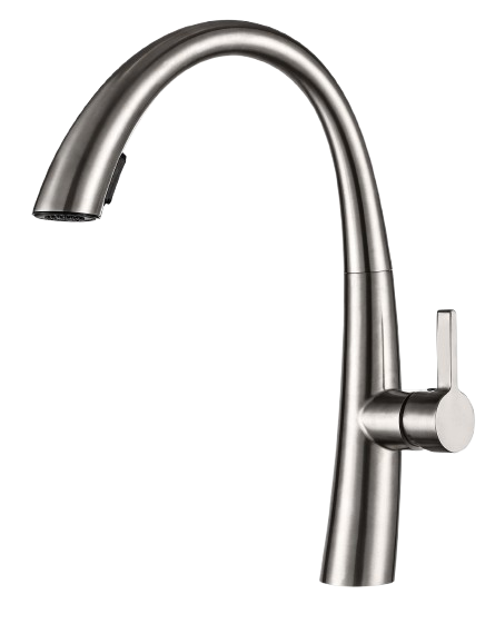 ברז נשלף WAVE כרום מוברש AQUILA PREMIUM