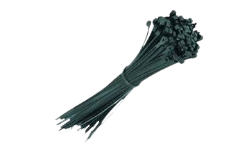 אזיקונים 3.6*300 שחור 100יח' RANA56