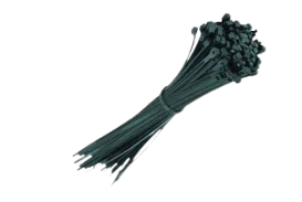 אזיקונים 3.6*300 שחור 100יח' RANA56