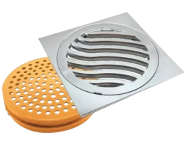 סטיל גמבו 120*120 מ"מ–רשת מרובעת + מסננת כרום ספאדיני