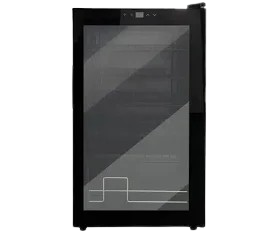 מקרר ייו ויטרינה שחור 24 בקבוקים 62 ליטר HYUNDAI