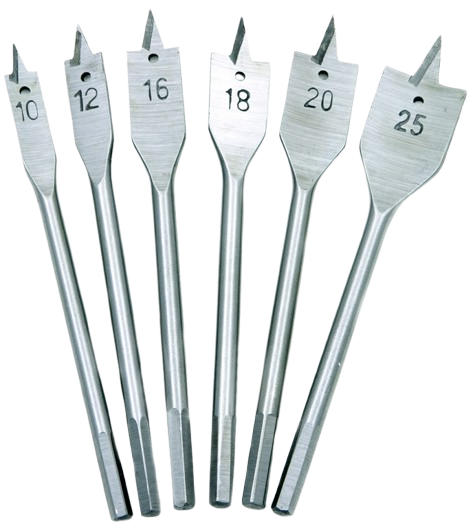 סט מקדחי עץ שטוחים 6 יח' לאימפקט RANA56