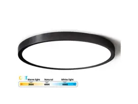 צ.תקרה DarYa עגול 3CCT שחור פתיה FETAYA