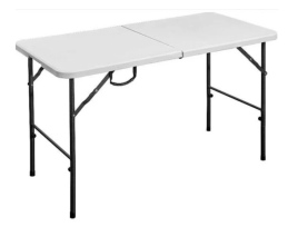 שולחן מתקפל 1.20 מטר רגליים מתכווננות GARDA