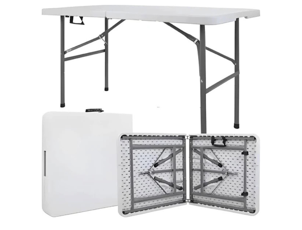 שולחן מתקפל 1.20 מטר רגליים מתכווננות GARDA