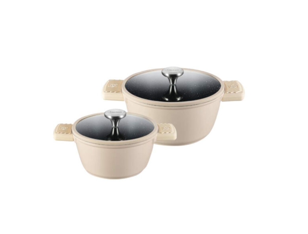 מארז כלי בישול סיר 20 + סיר 24 ס"מ NUDE סולתם SOLTAM