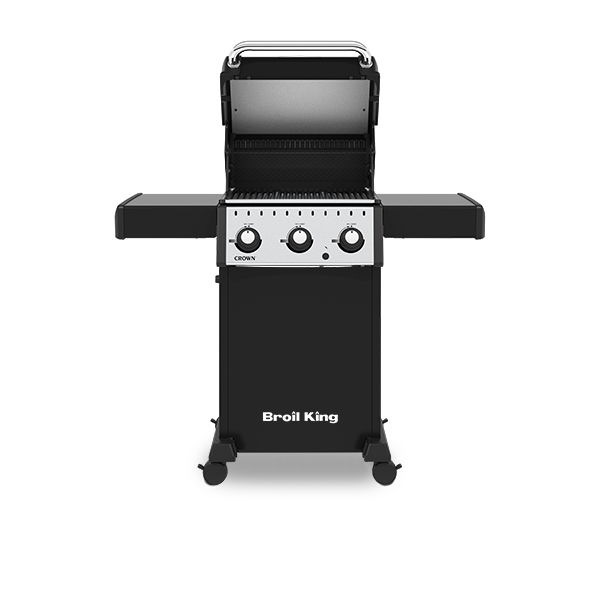 גריל גז קראון 310 - 3 מבערים + סט כלים + כיסוי + אמישראגז BROIL KING